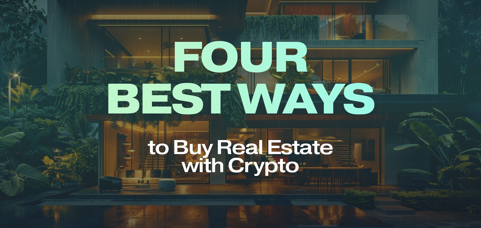 Crypto real estate for sale