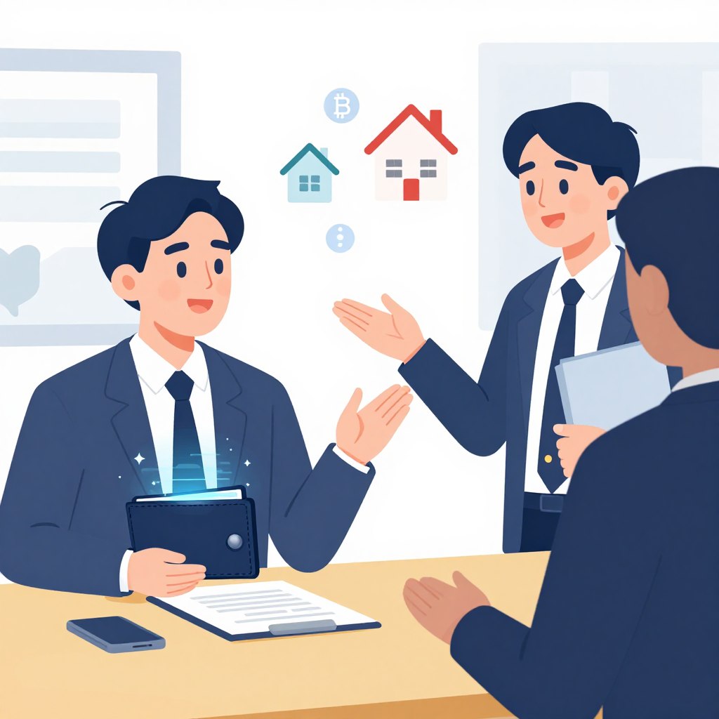 Crypto real estate app